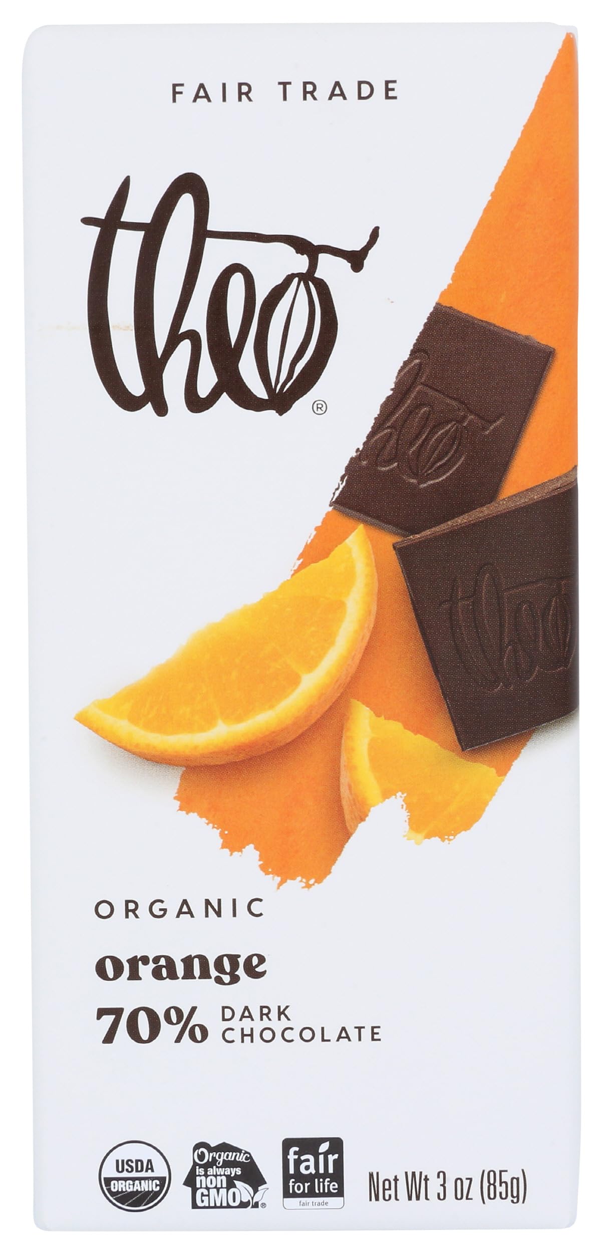 Theo Chocolate Extra Bittersweet Dark Chocolate Baking Bar