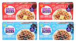 Brazi Bites Homestyle & Blueberry Waffles Bundle, 7.4 oz & 7.6 oz (Pack of 2 Each)