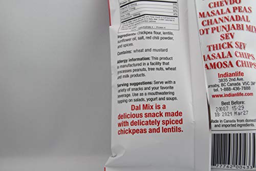 Authentic Indian Savories Dal Mix 8Pkts X