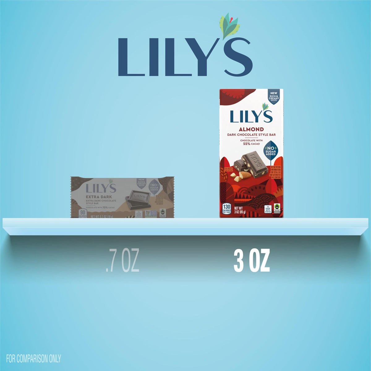 Lily's Extra Dark Chocolate Style, 2.8 oz