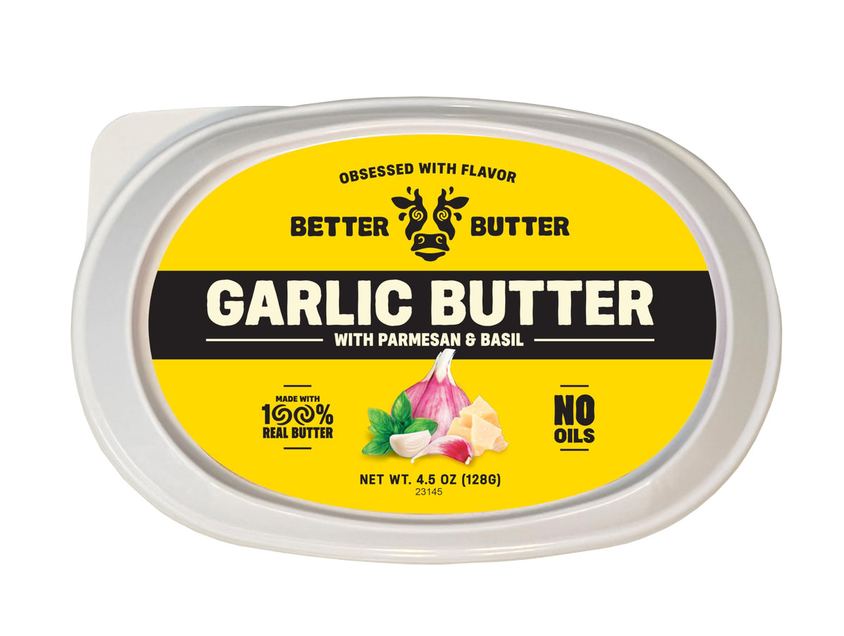 Better Butter Garlic Parmesan Basil, Dairy Oval 4.5oz