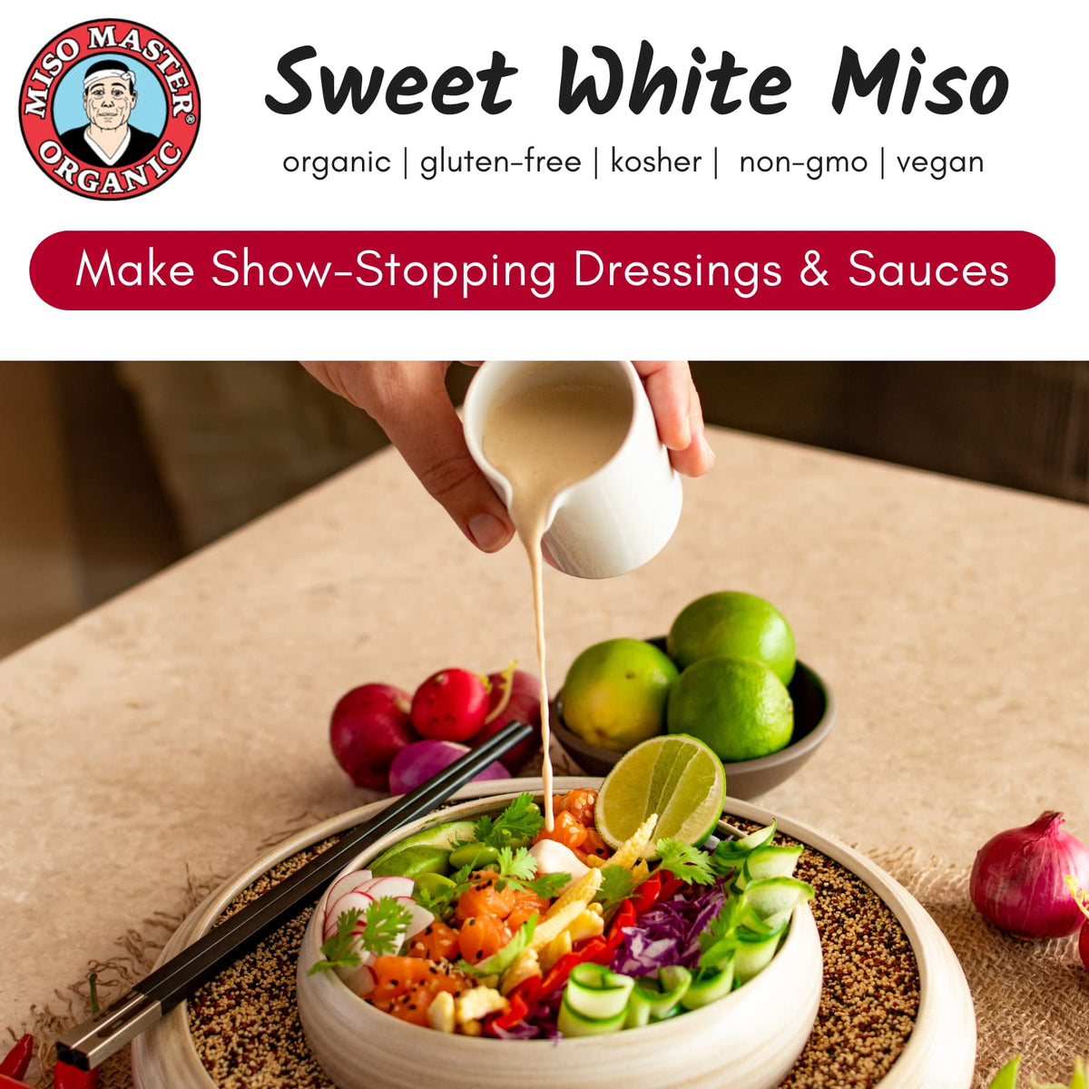 Miso Master, Miso Sweet White Rice Organic, 16 Ounce