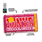 Tony's Chocolonely 32% Milk Chocolate Bar with Honey Almond Nougat