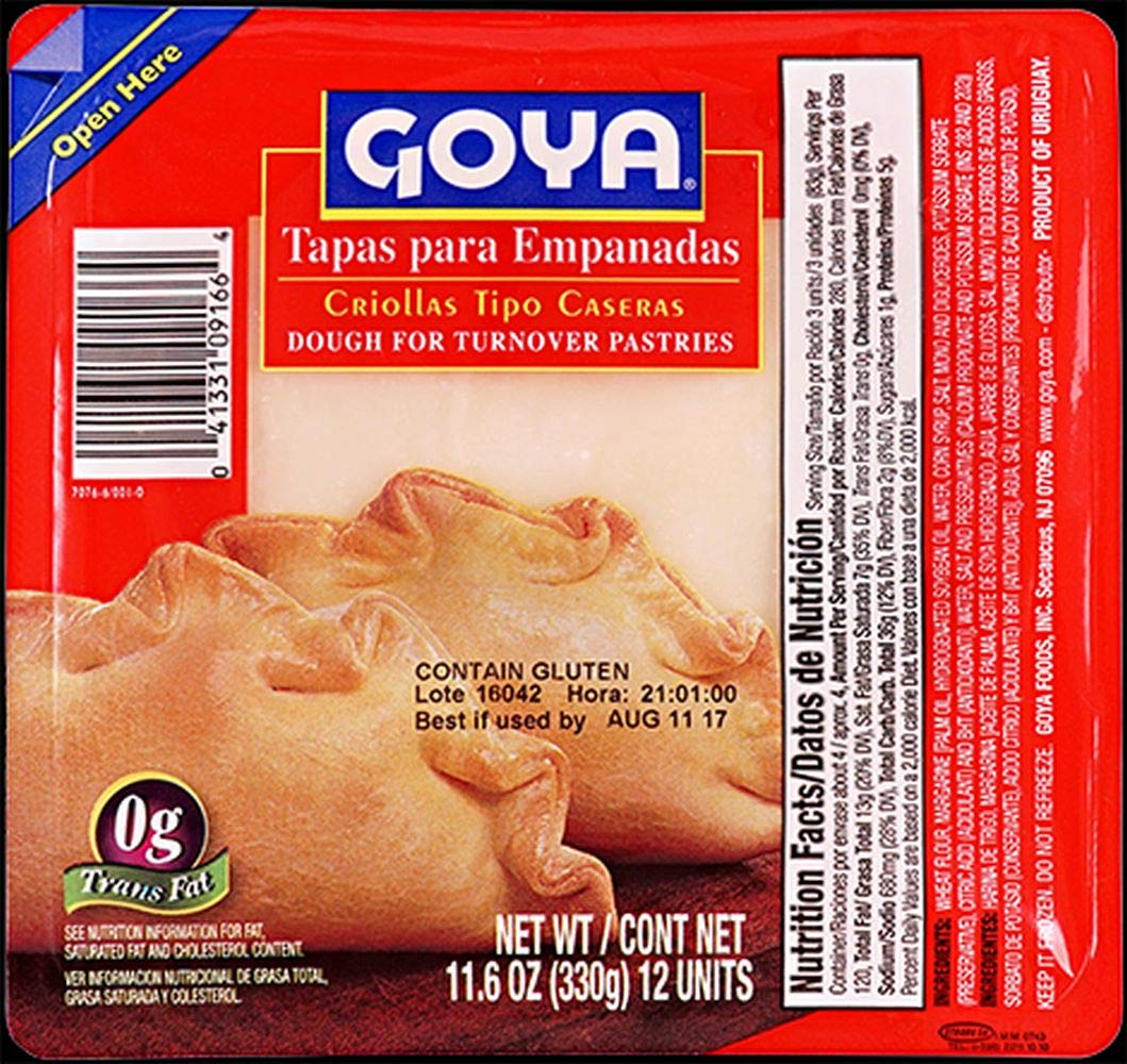 Tapa Empanada Dough Shell