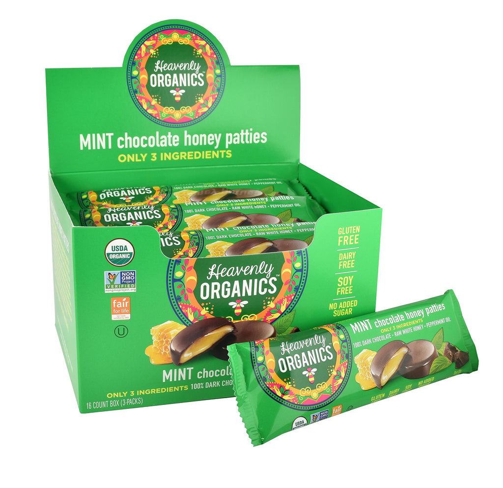 (16 Per Box) Made with 100% Honey Patties Chocolate