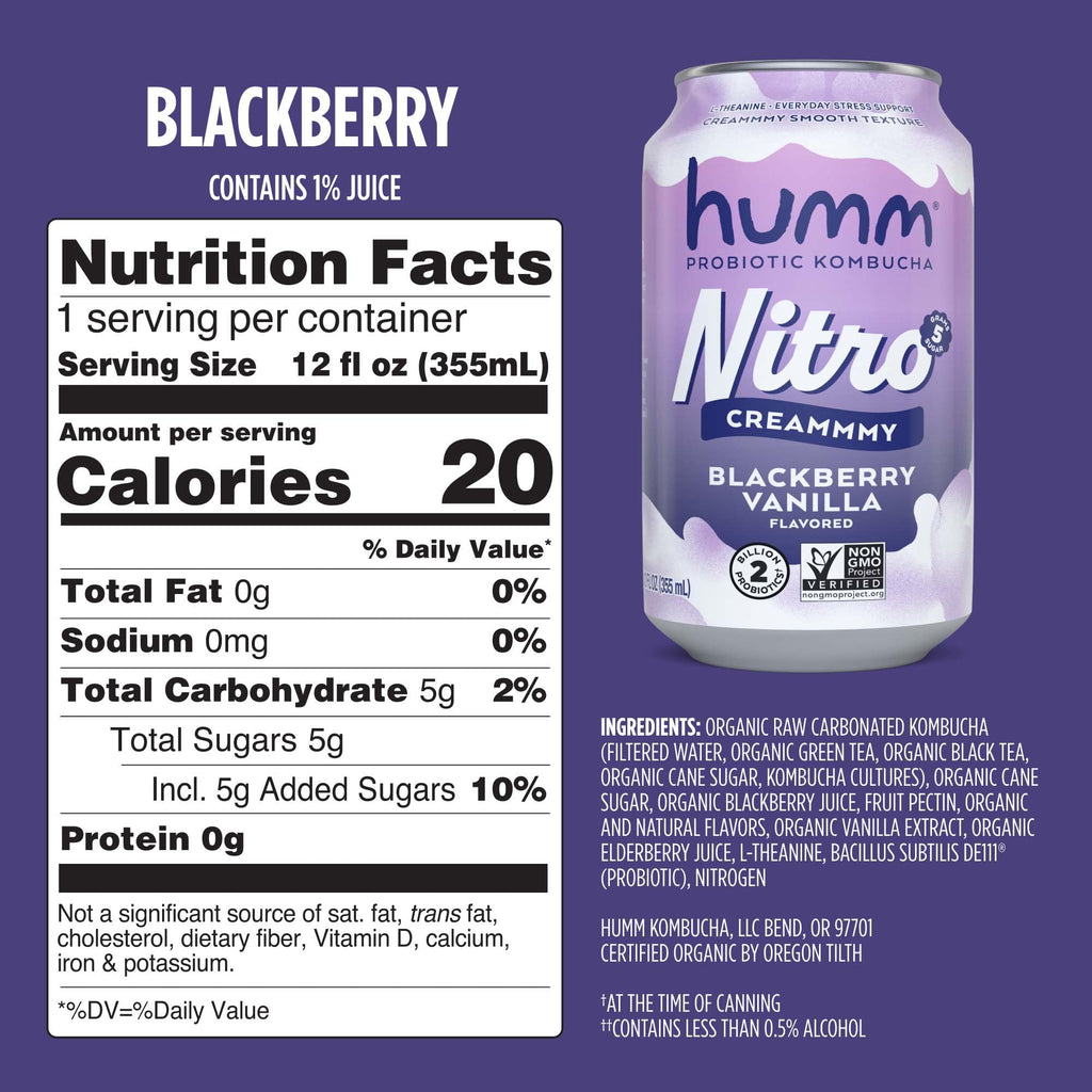 Creamy Smooth Probioitc Drink Sparkling Soda Nitro Kombucha