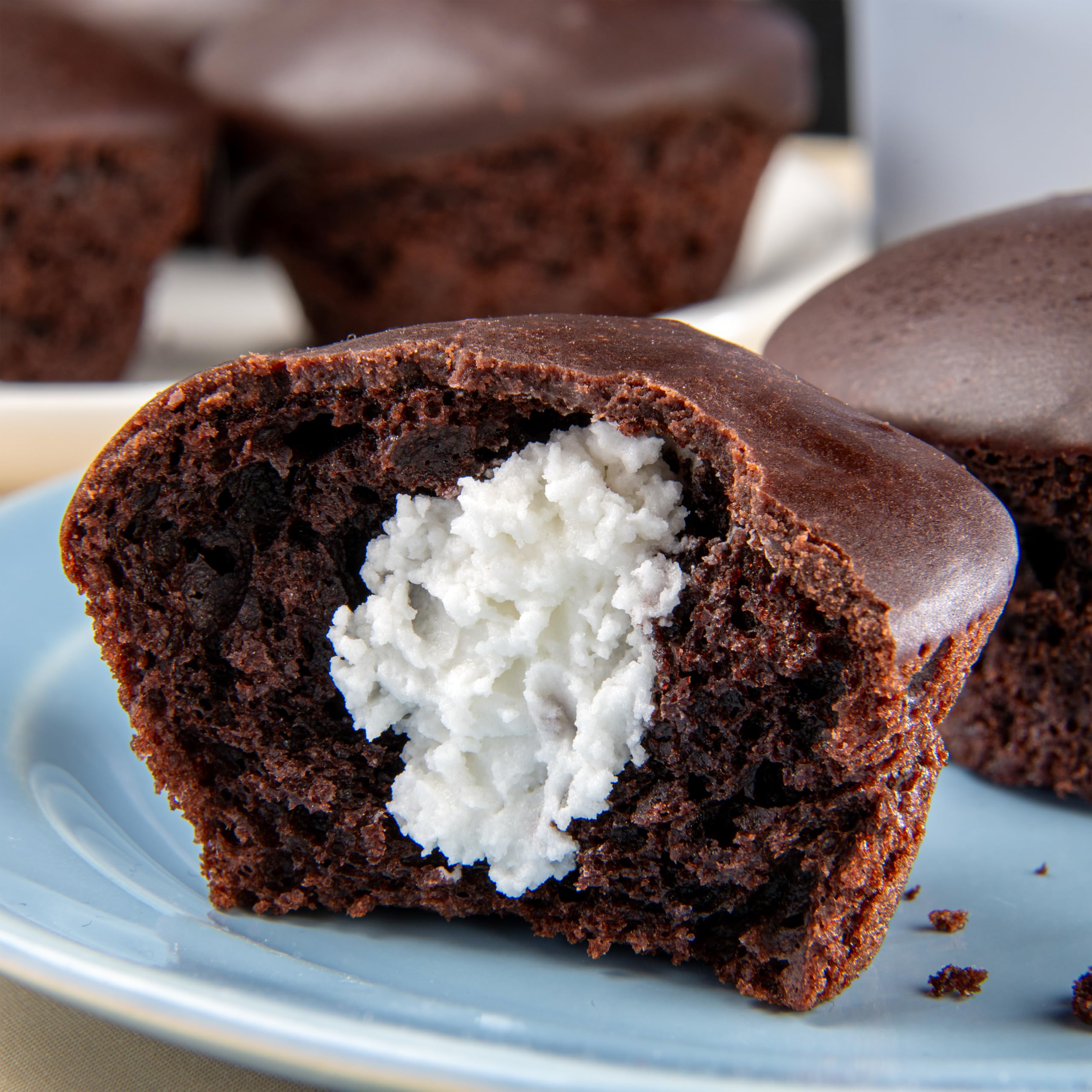 Chocolate Crème Filled Cupcakes
