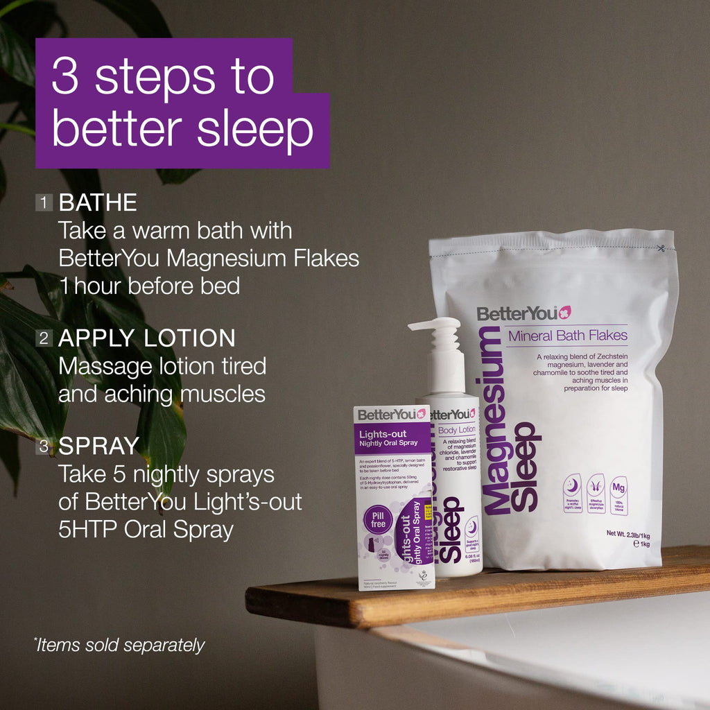 BetterYou Magnesium Sleep Body Lotion Relaxing Cream