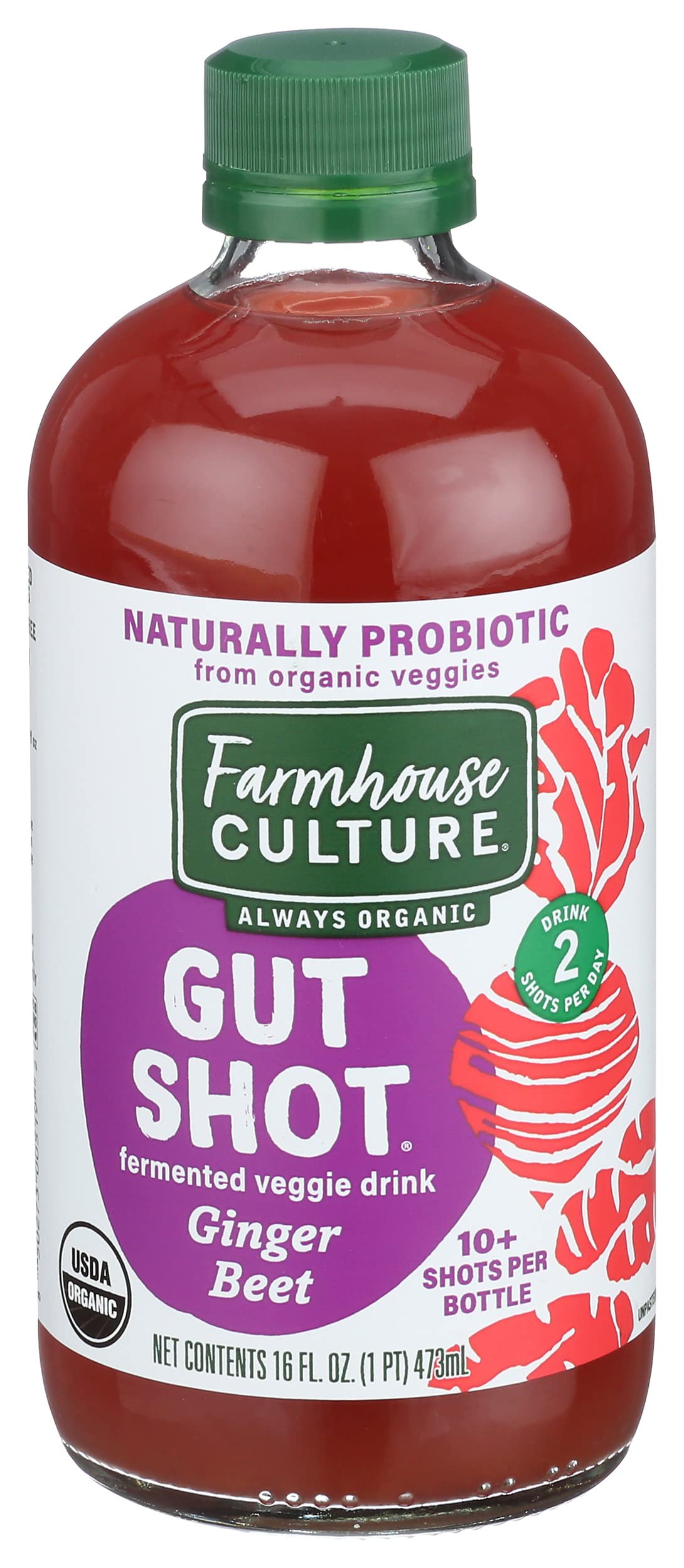 Gut Shot Ginger Beet Perishable Keep Refrigerated
