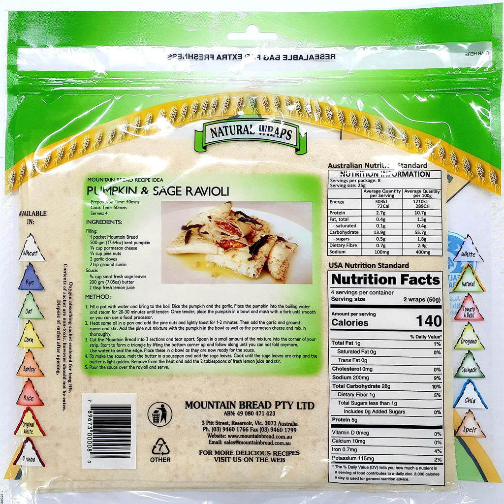 Wraps Paper-Thin Soft Flatbread