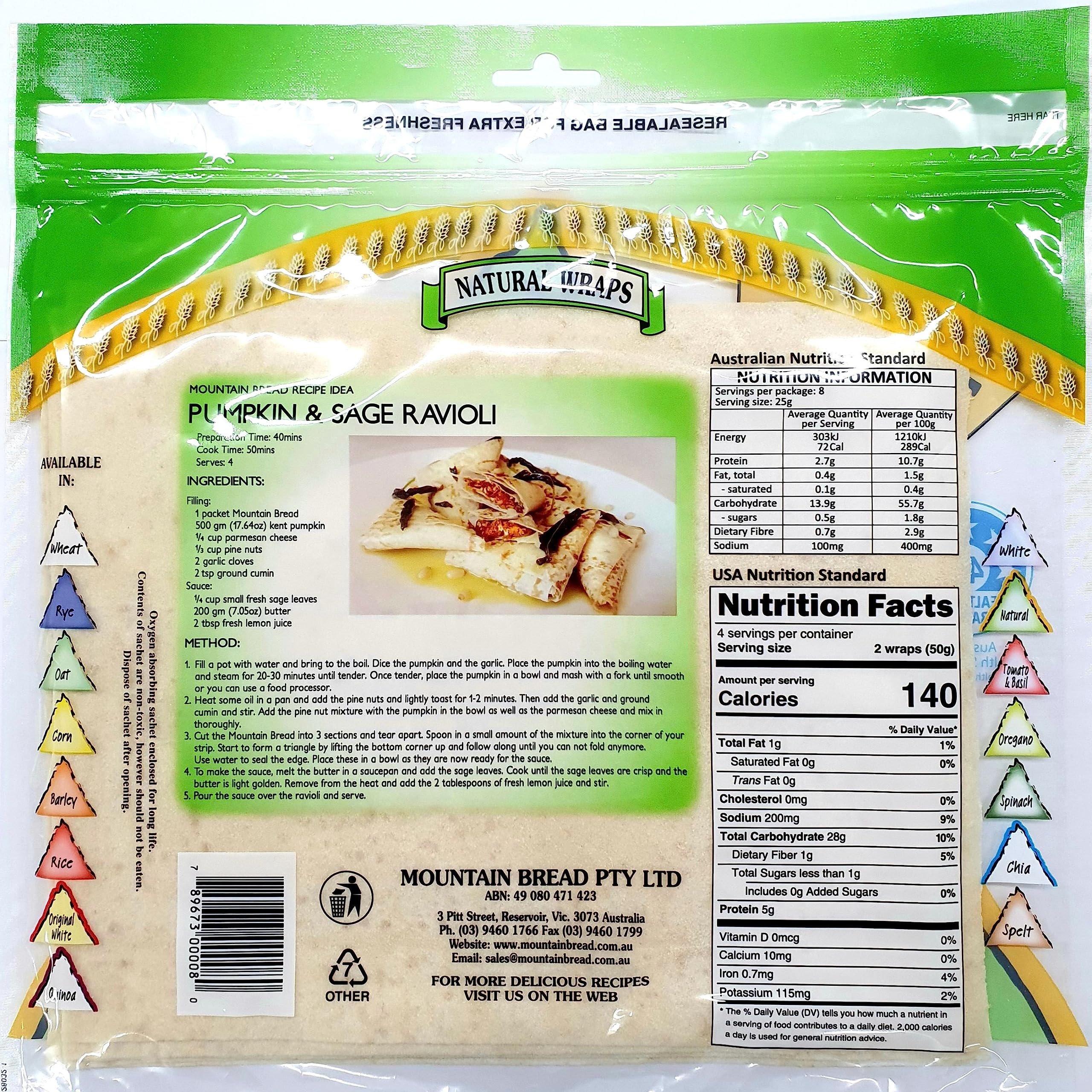 Wraps Paper-Thin Soft Flatbread