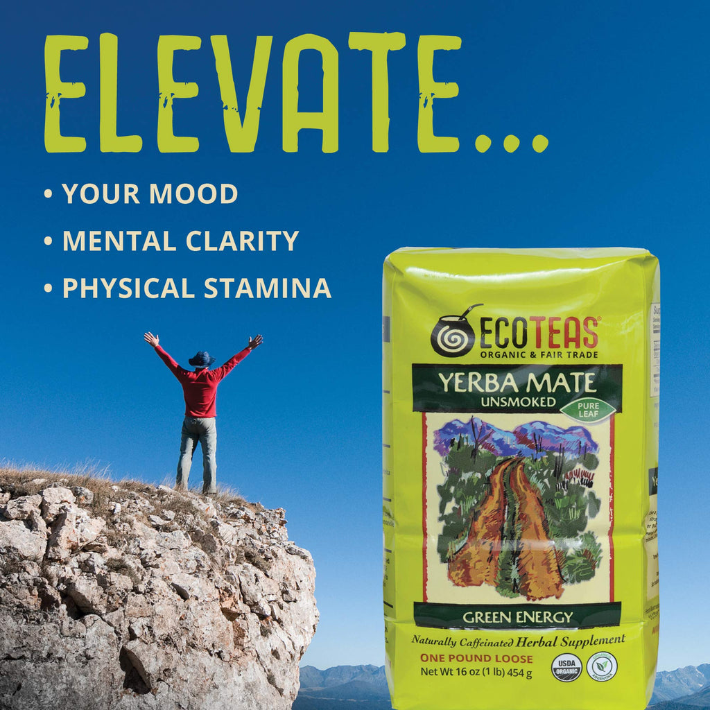 Organic Unsmoked Yerba Mate Tea Pure Loose Leaf