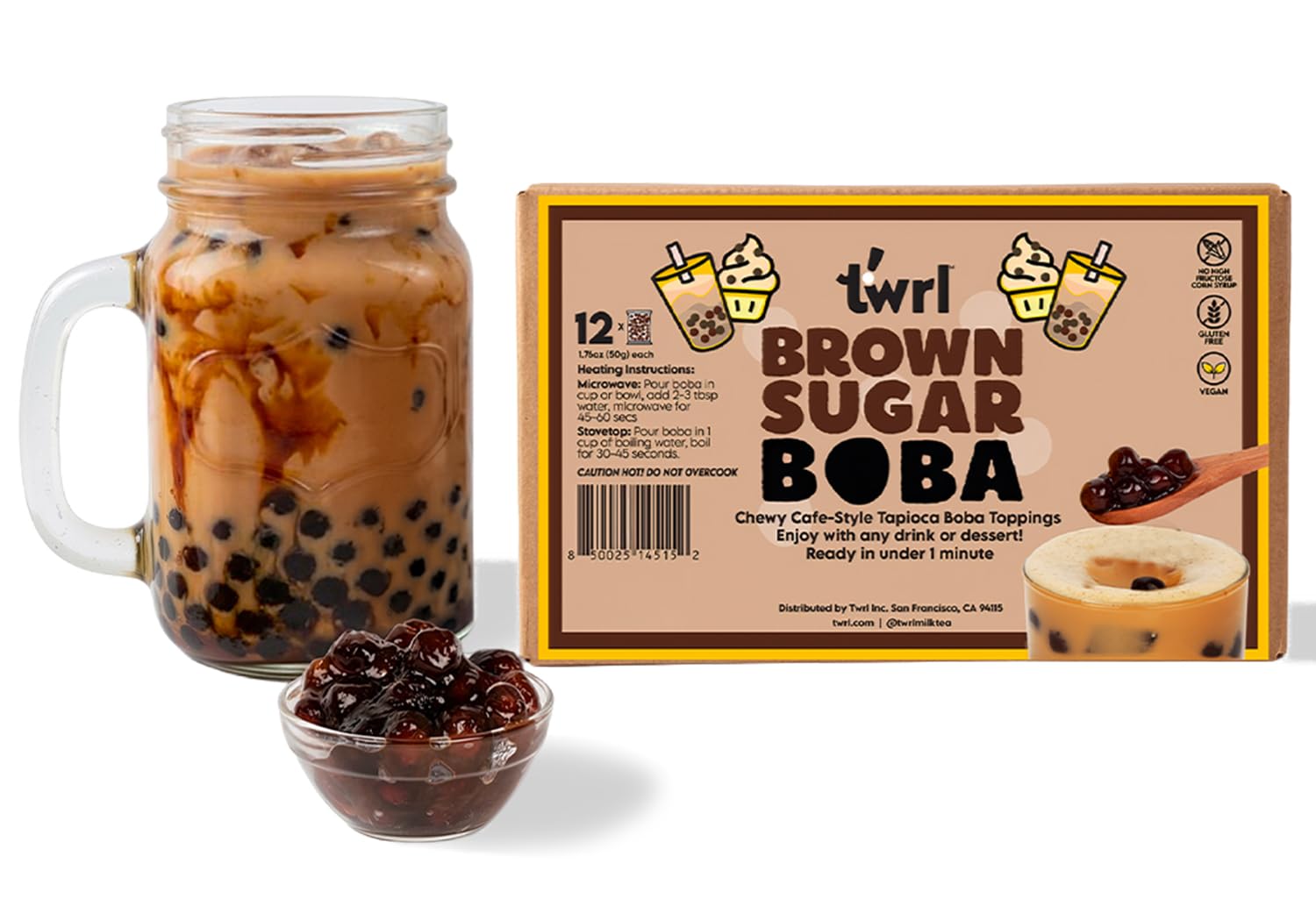 Brown Sugar Boba Bubble Tea