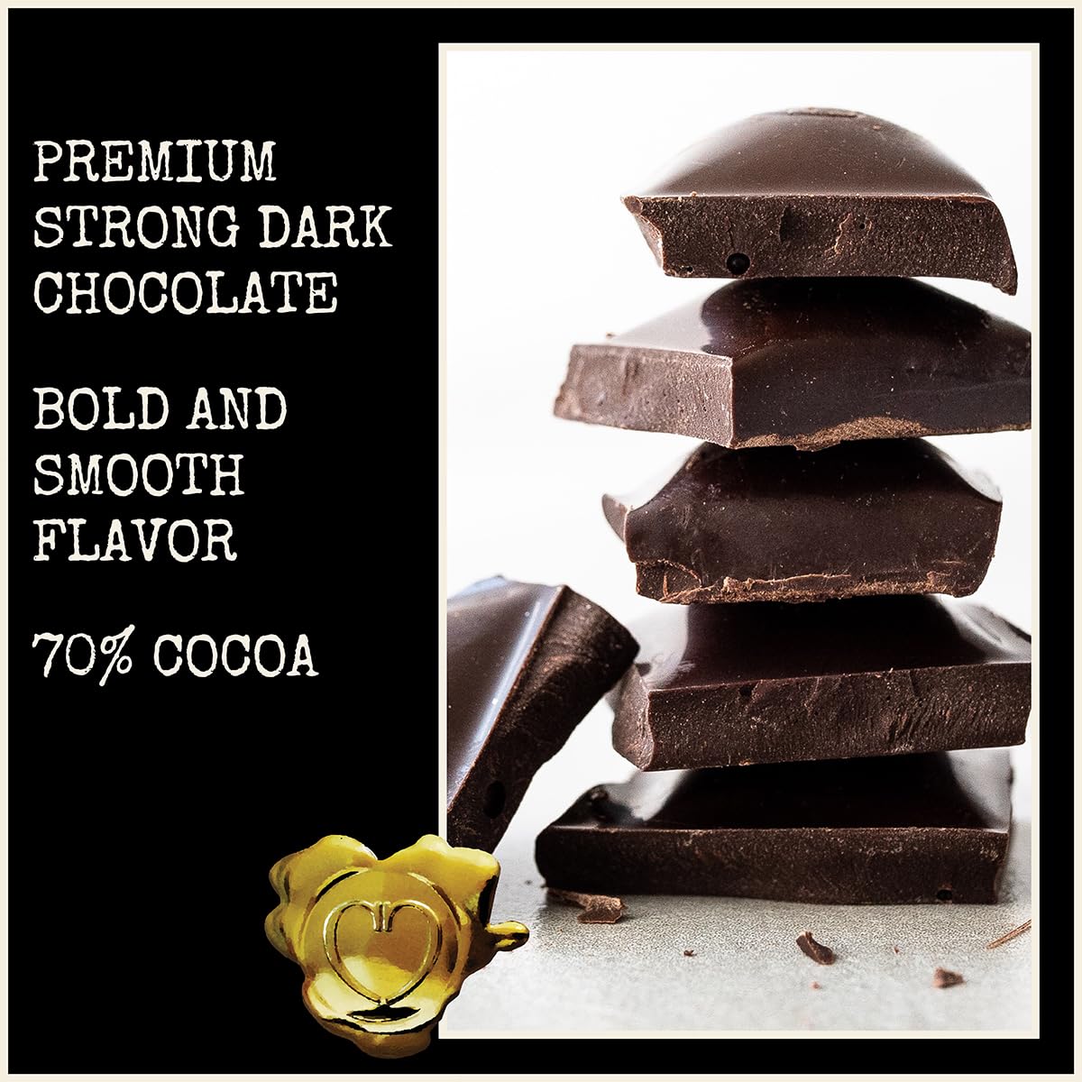 Strong Dark Chocolate Bars