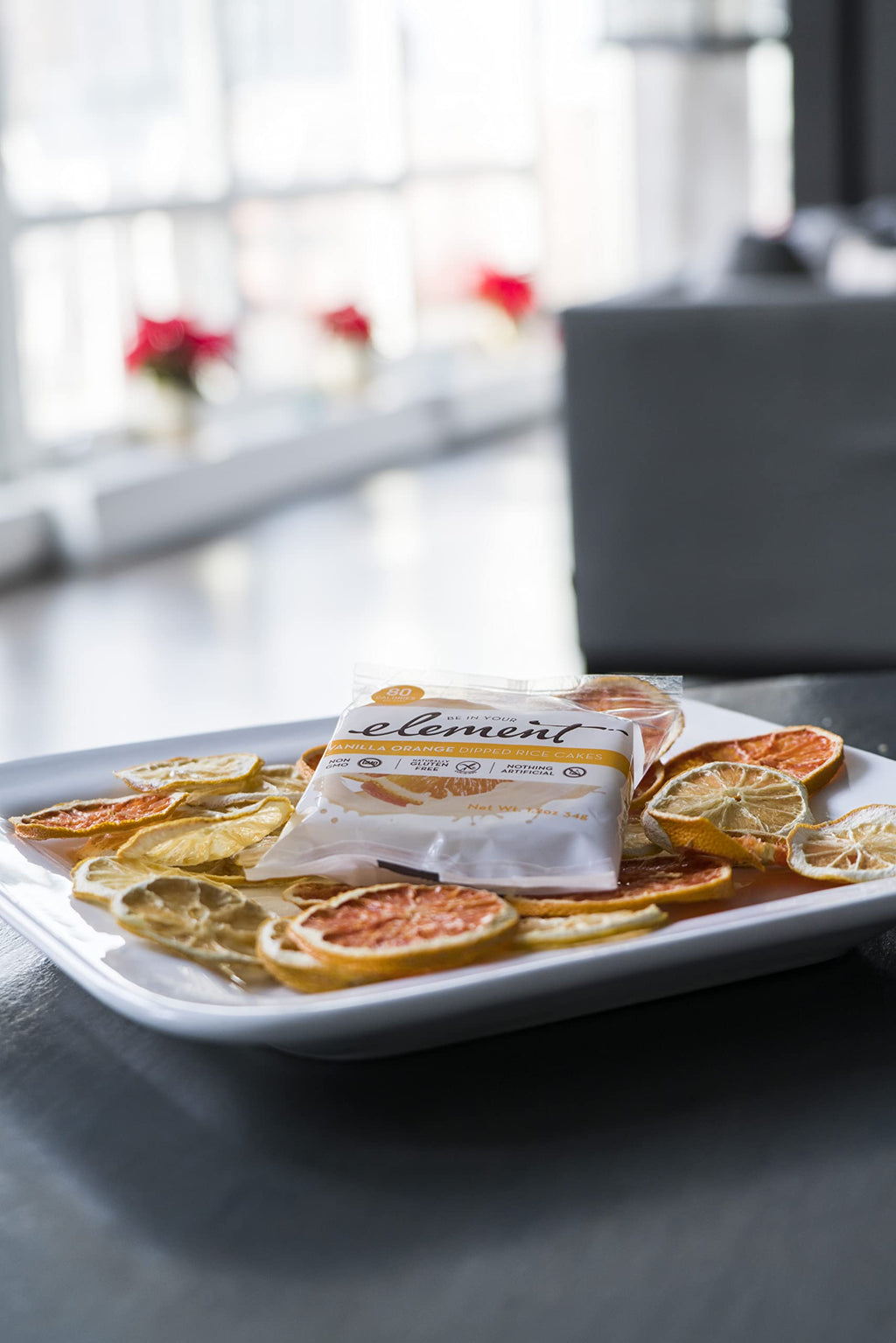 Snacks Topped Rice Cakes