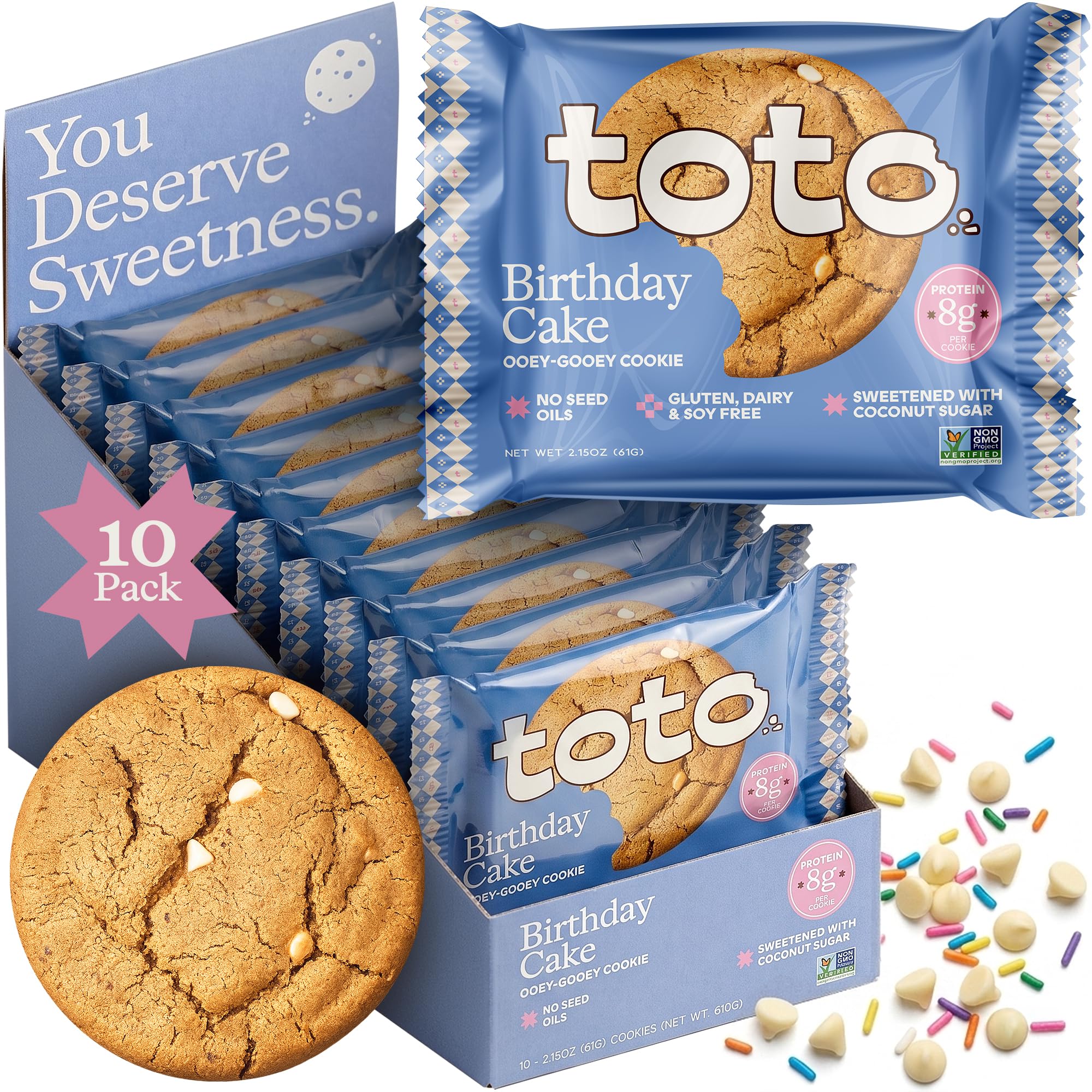 Individually Wrapped Protein Cookies