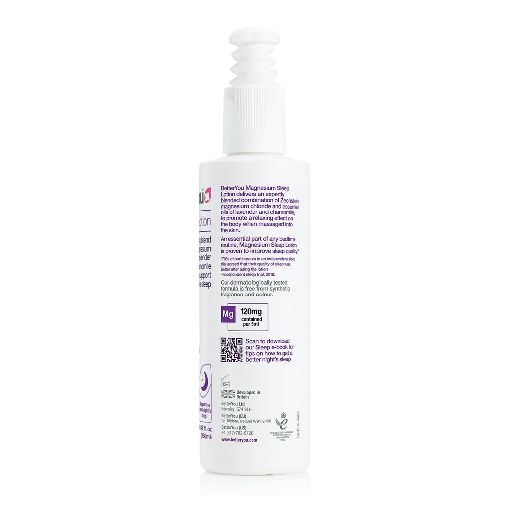 BetterYou Magnesium Sleep Body Lotion Relaxing Cream
