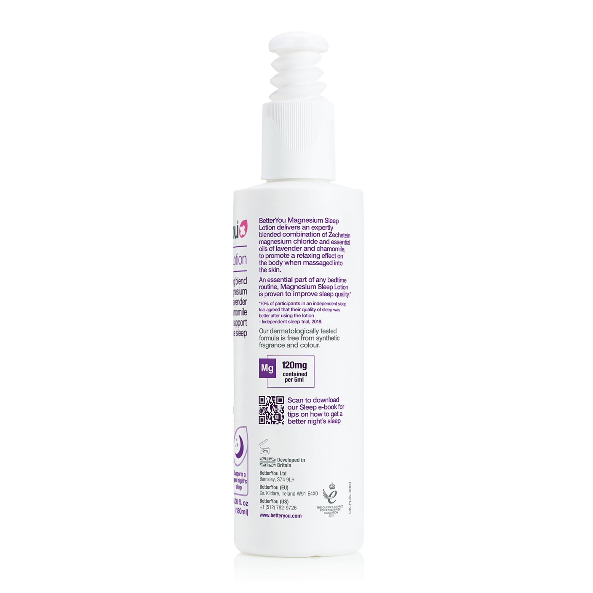 BetterYou Magnesium Sleep Body Lotion Relaxing Cream