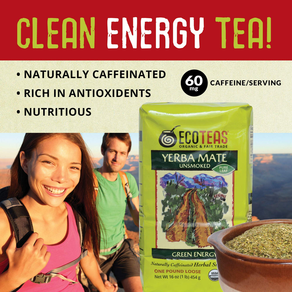 Organic Unsmoked Yerba Mate Tea Pure Loose Leaf