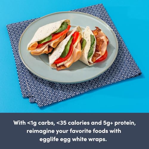 Everything Bagel Egg White Wraps