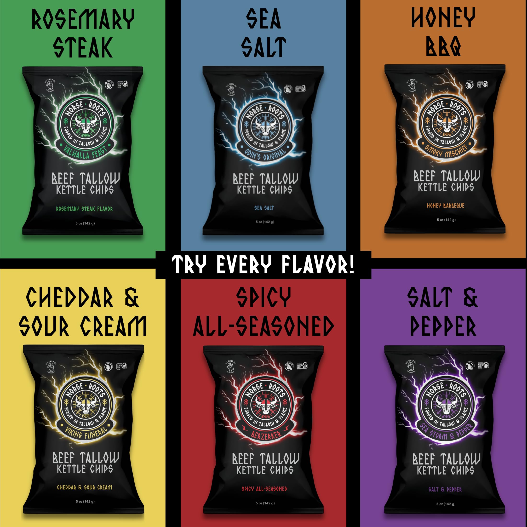 Beef Tallow Kettle Chips – Seed Oil Potato
