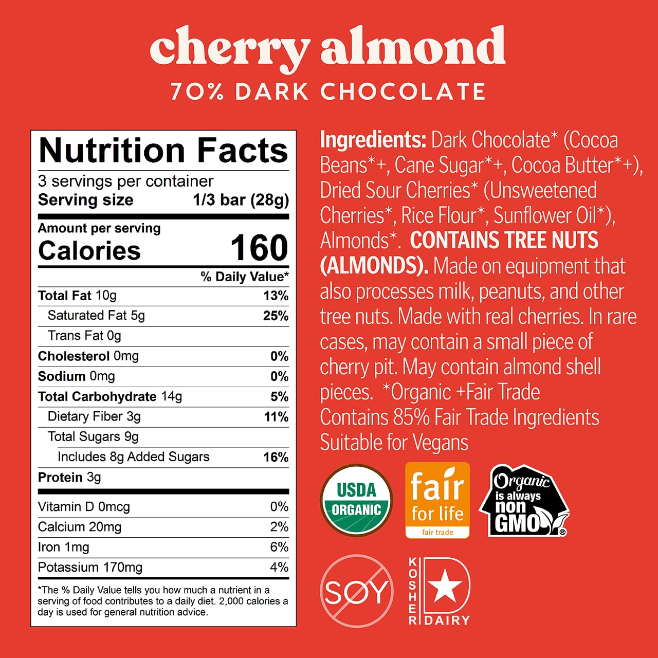70% Chocolate Sea Salt Dark Bar