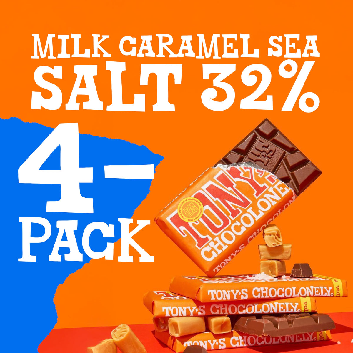 Tony's Chocolonely Milk Chocolate Bar