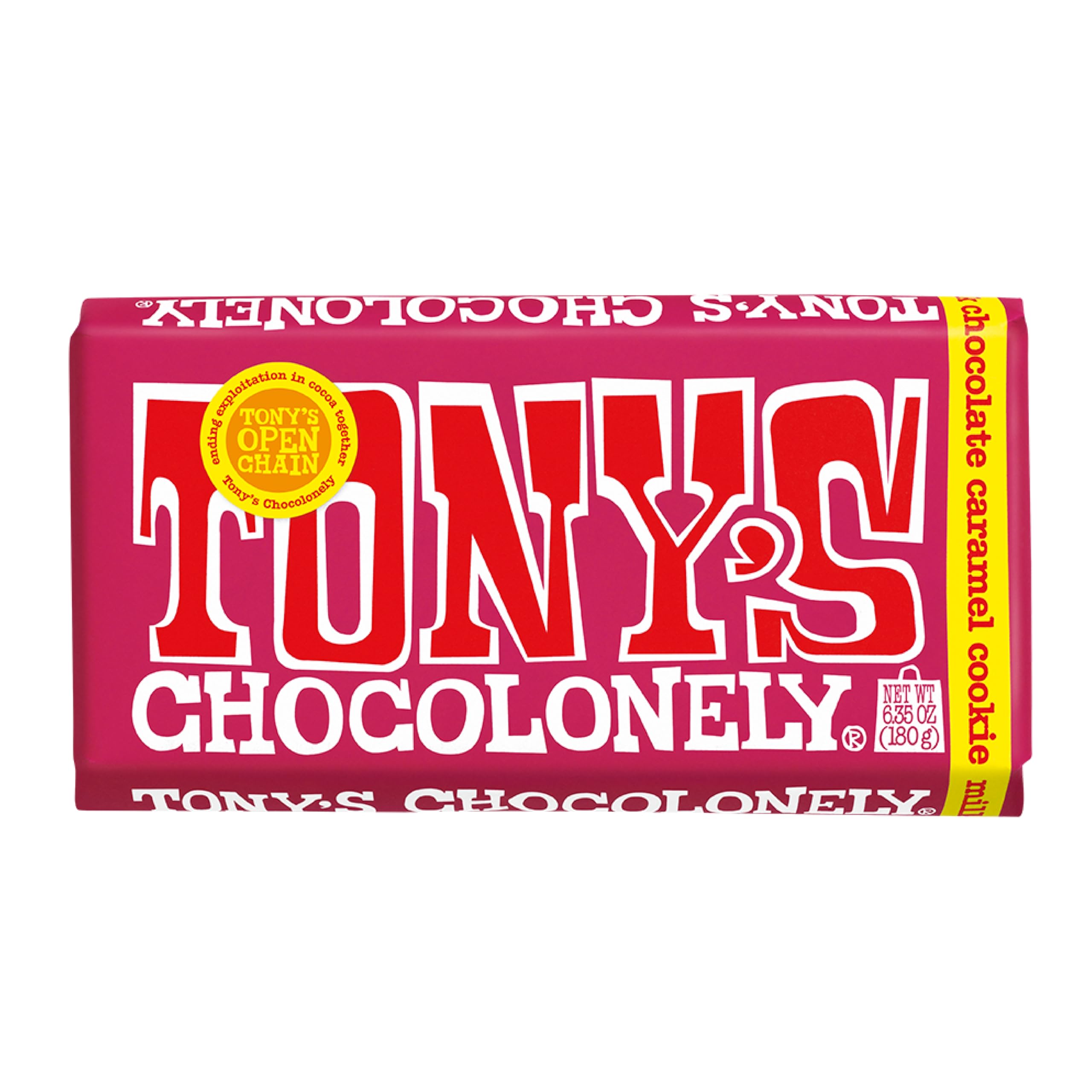 Tony's Chocolonely 32% Milk Chocolate Bar with Honey Almond Nougat