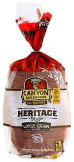 Canyon Bakehouse Heritage Style Whole Grain Gluten-Free Bread (Pack of 6 Loaves)