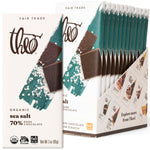 Theo Chocolate Sea Salt Organic Dark Chocolate Bar, 70% Cacao