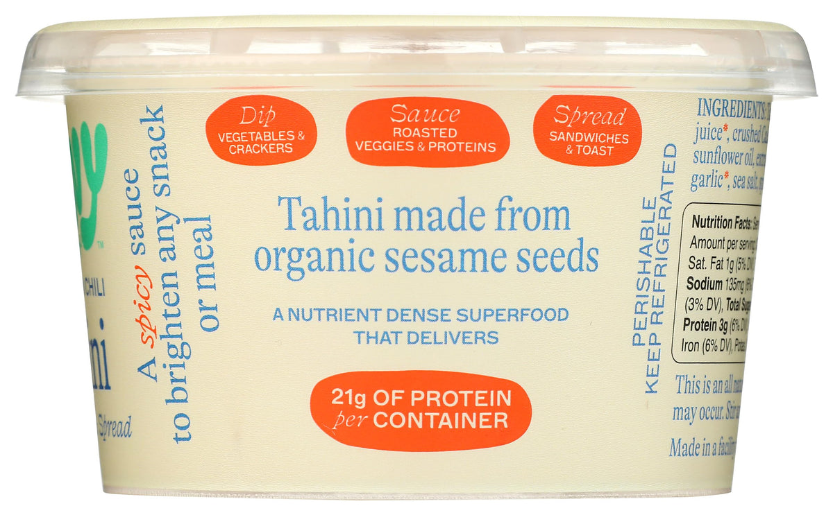 Sunny Fine Foods Calabrian Chili Tahini, 8 oz