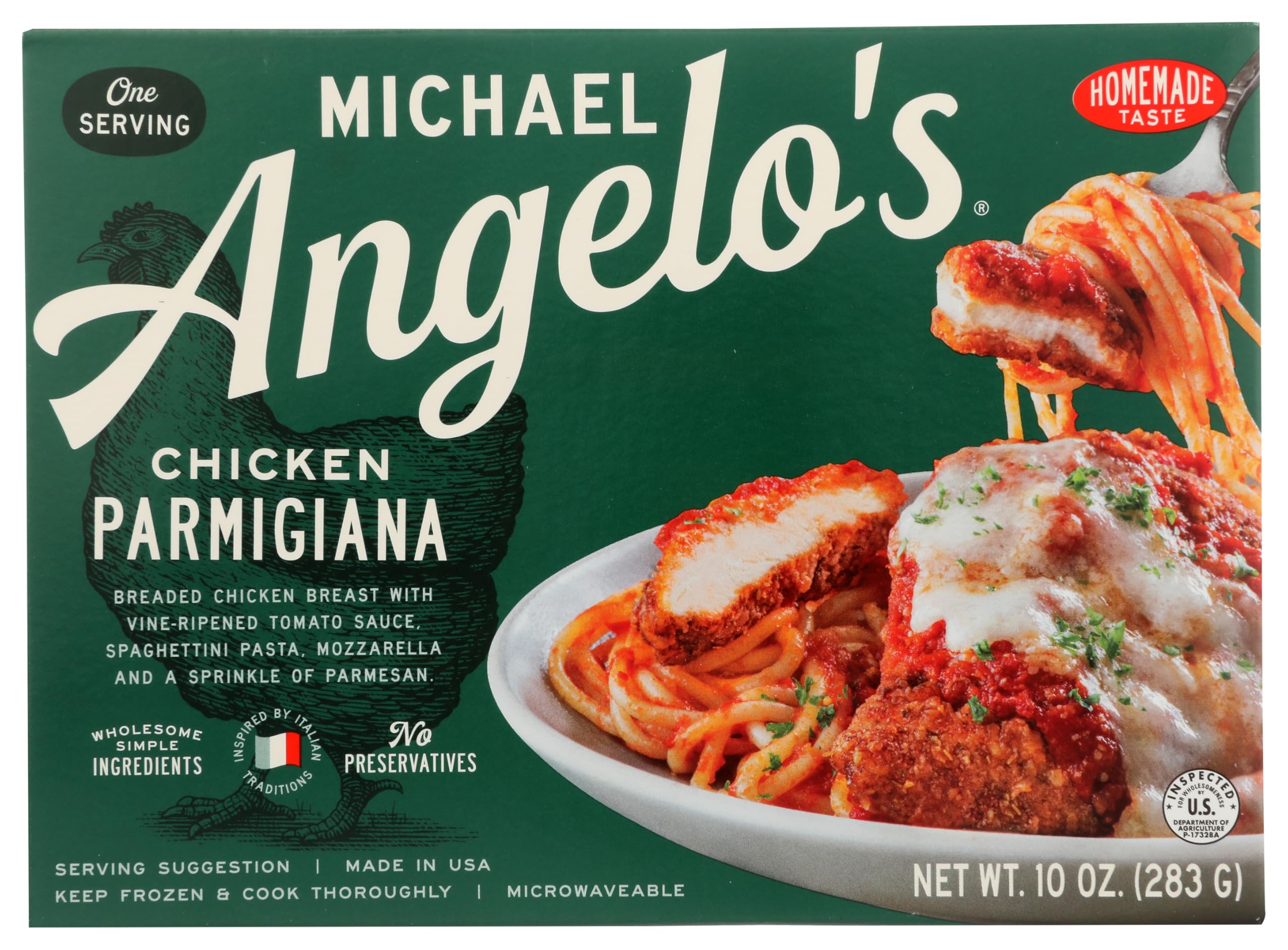Michael Angelo's Chicken Parmesan Frozen Meal, 10 oz