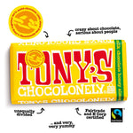 Tony's Chocolonely 32% Milk Chocolate Bar with Honey Almond Nougat