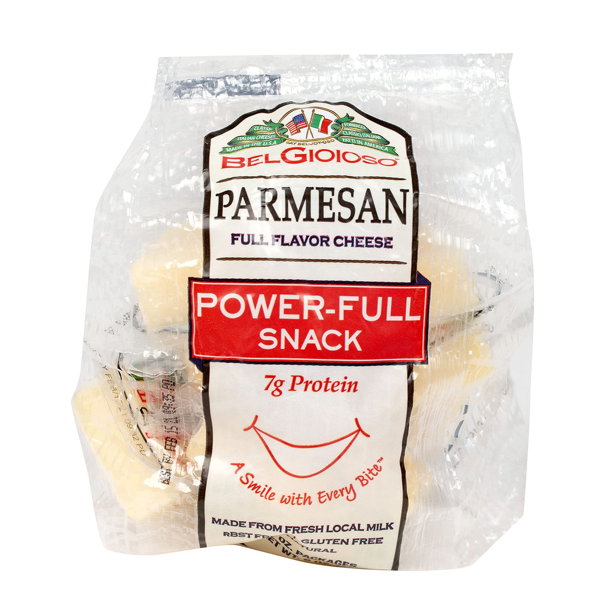 Belgioioso, Snack Parmesan 8 Count, 6 Ounce