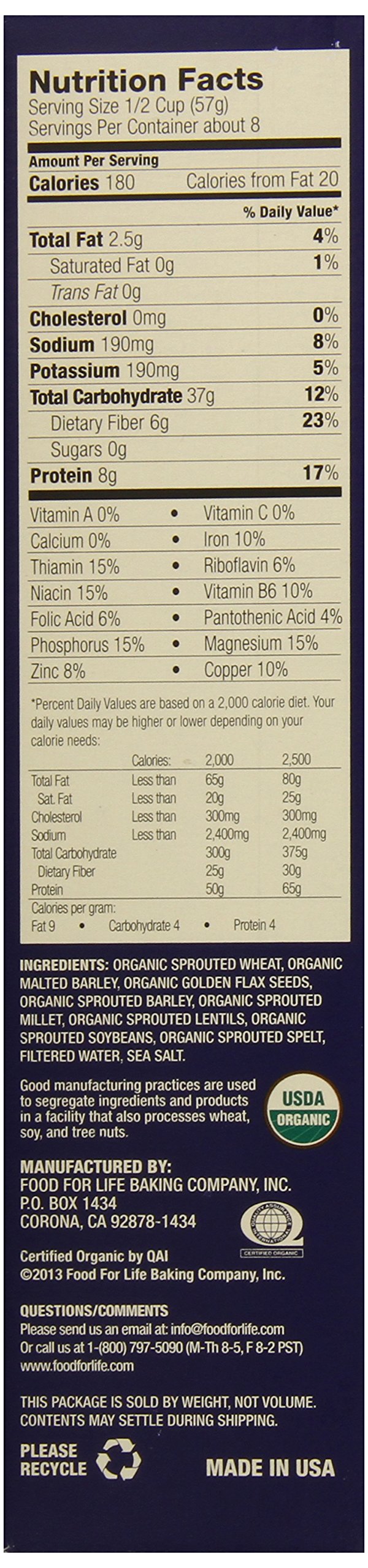 Food For Life Sprouted Grain Cereal