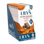 Lily's Salted Caramel Milk Chocolate Style No Sugar Added Bars, 2.8 oz (Pack of 12)