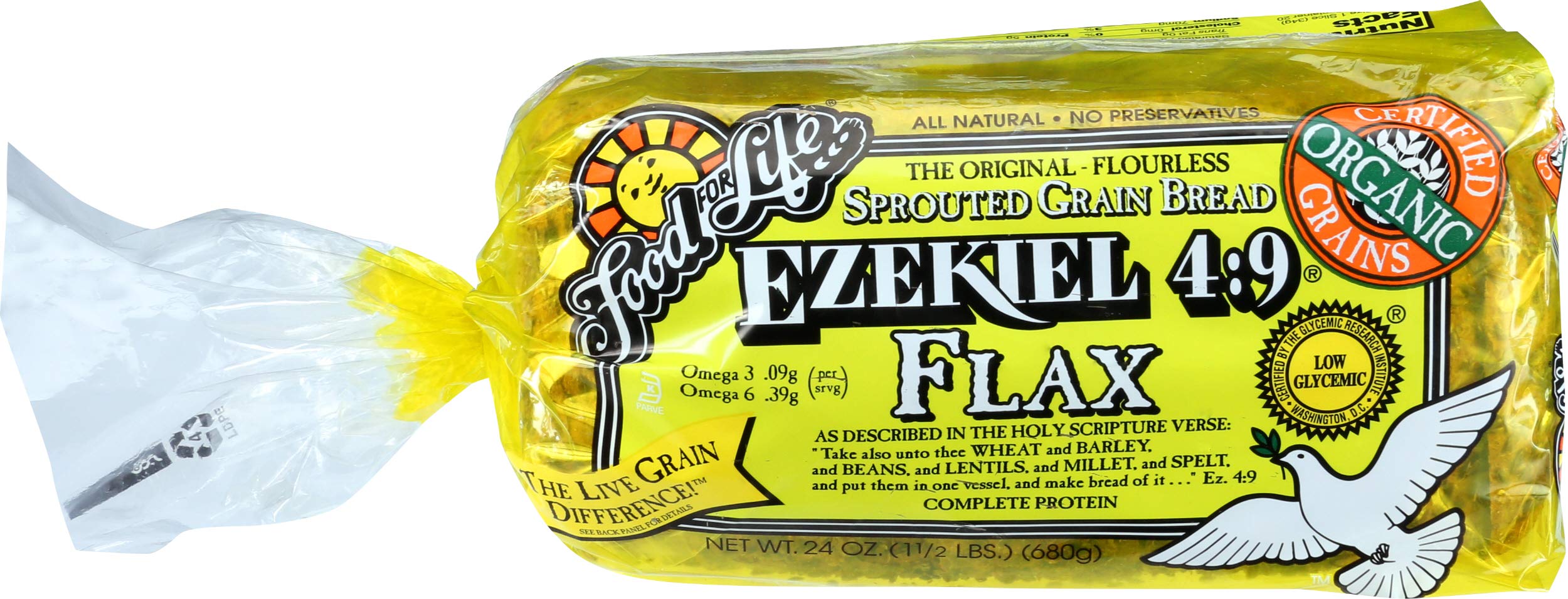 Food For Life Ezekiel 4:9 Organic Bread, 24 oz