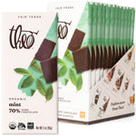 Theo Chocolate Sea Salt Organic Dark Chocolate Bar, 70% Cacao