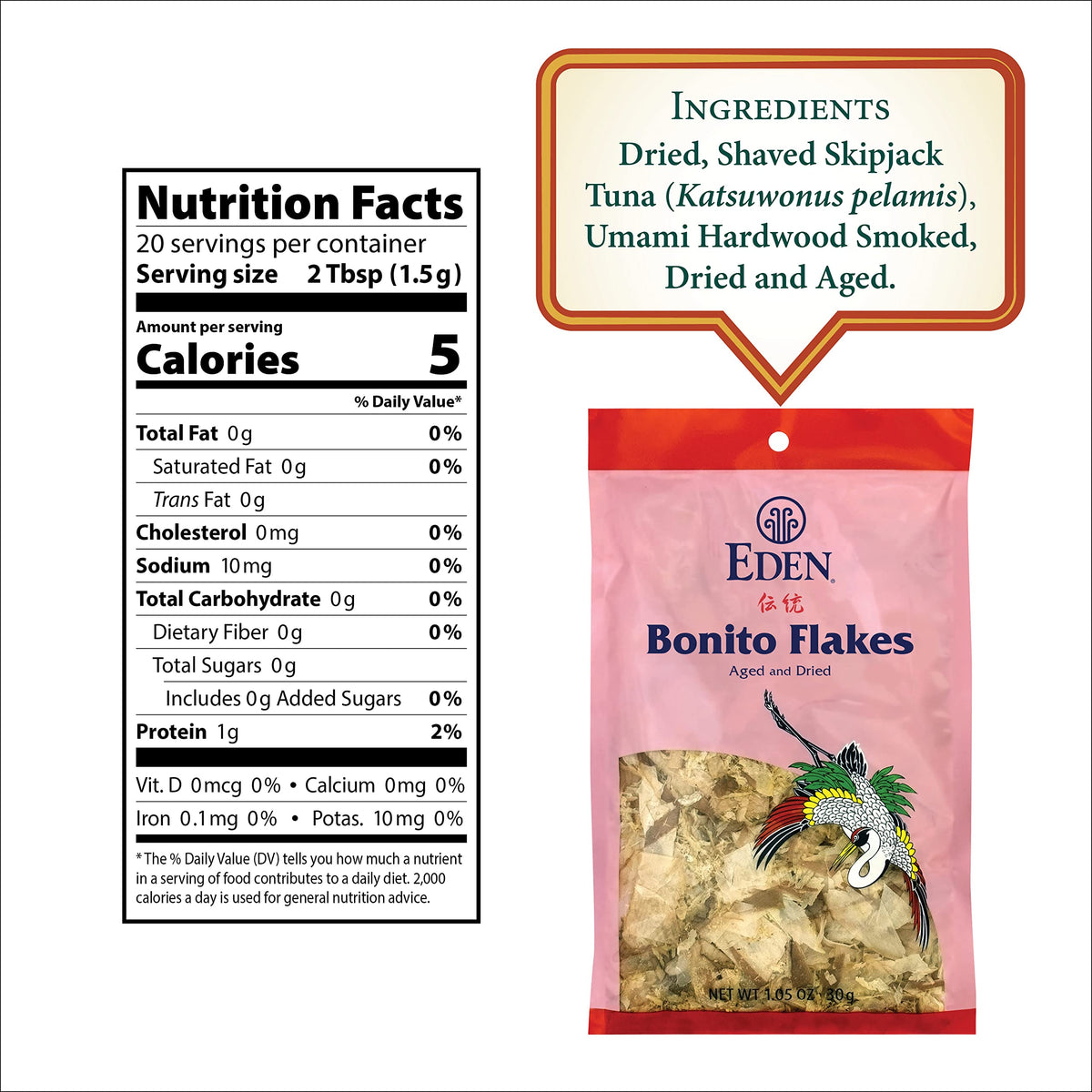 Eden Bonito Flakes, 1.05 oz