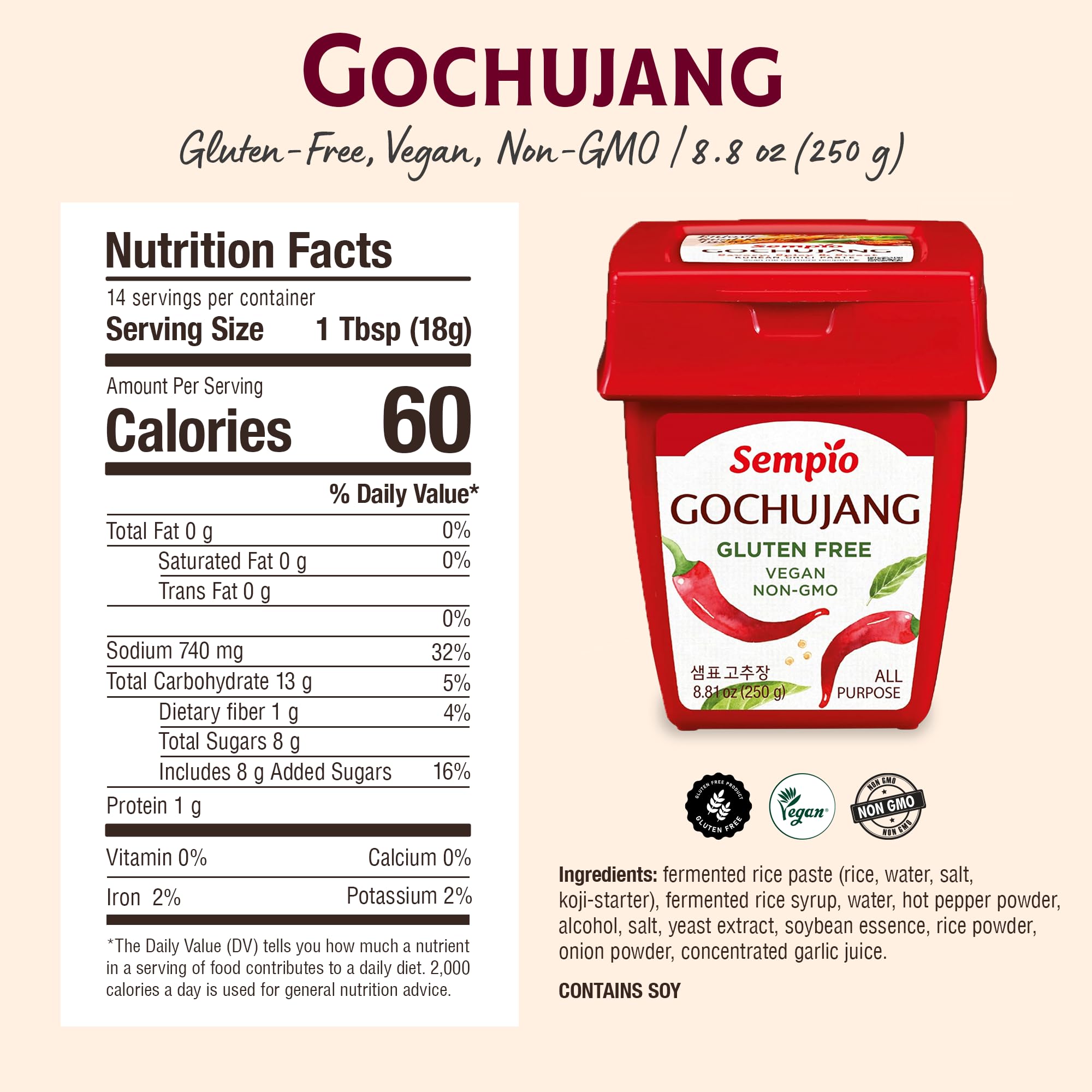 Gochujang Korean Red Chili Pepper Paste