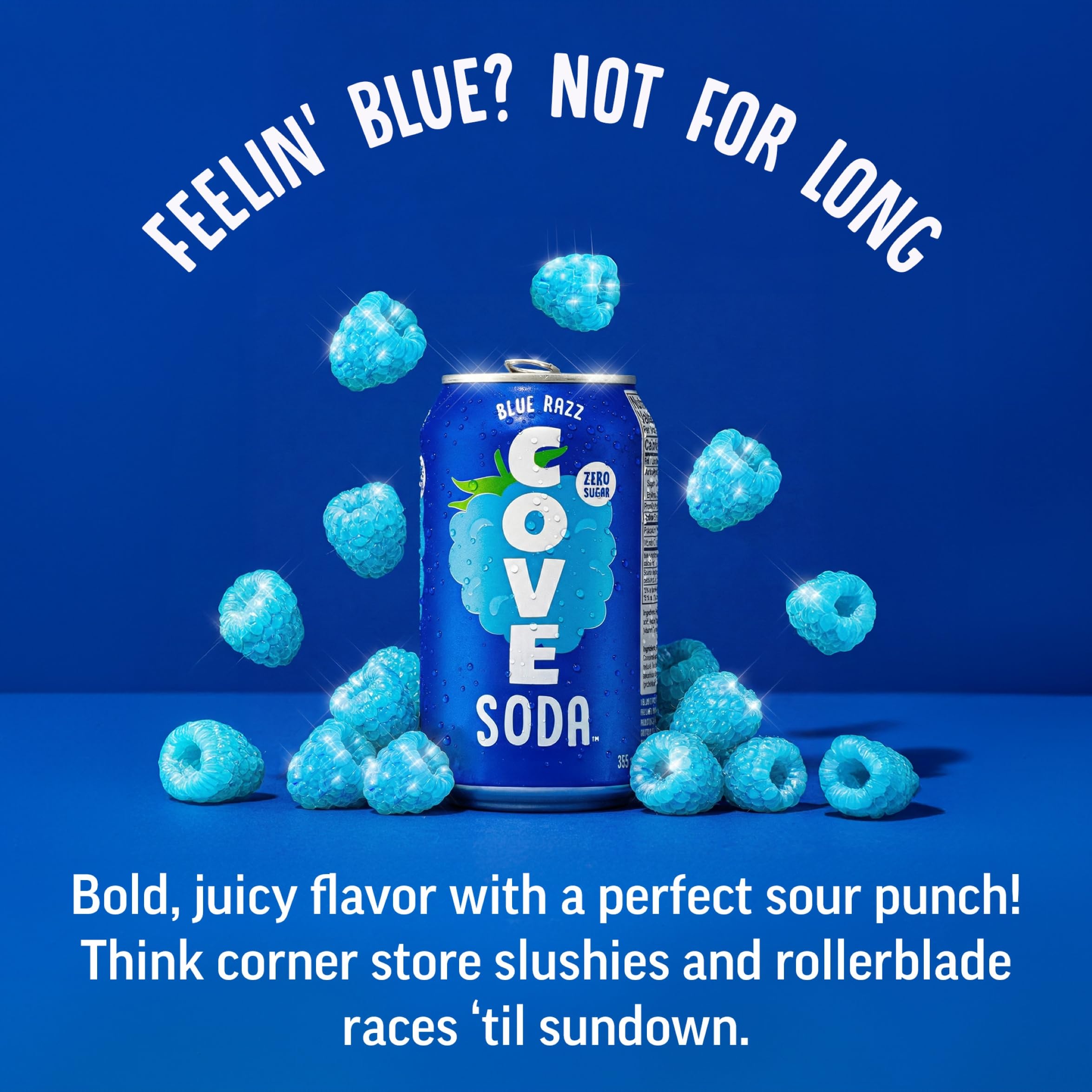 Cove Probiotic Zero Sugar Better-For-You Alternative Refreshing Delicious Drink Soda