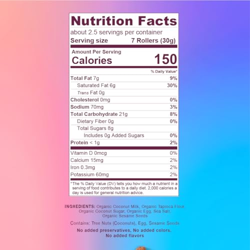 Coconut Crispy Rollers Original (Family Size Bag)
