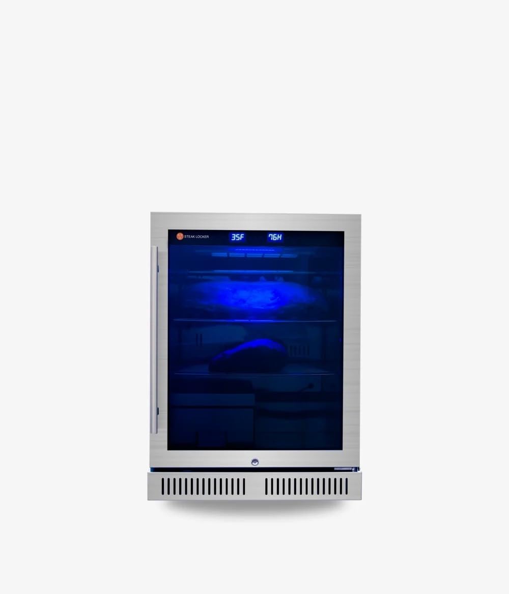 Steak Locker Home Plus Dry Aging Refrigerator — Professional-Grade Meat Ager App-Controlled