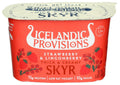 Icelandic Provisions Skyr 1.5% Strawberry Lingonberry Yogurt