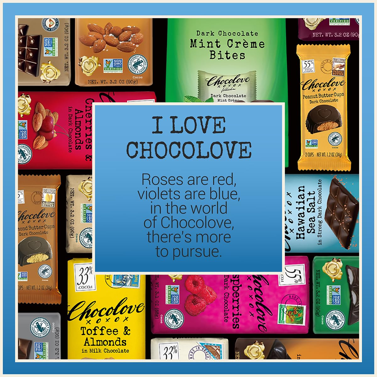 Almonds & Sea Salt Dark Chocolate Bars