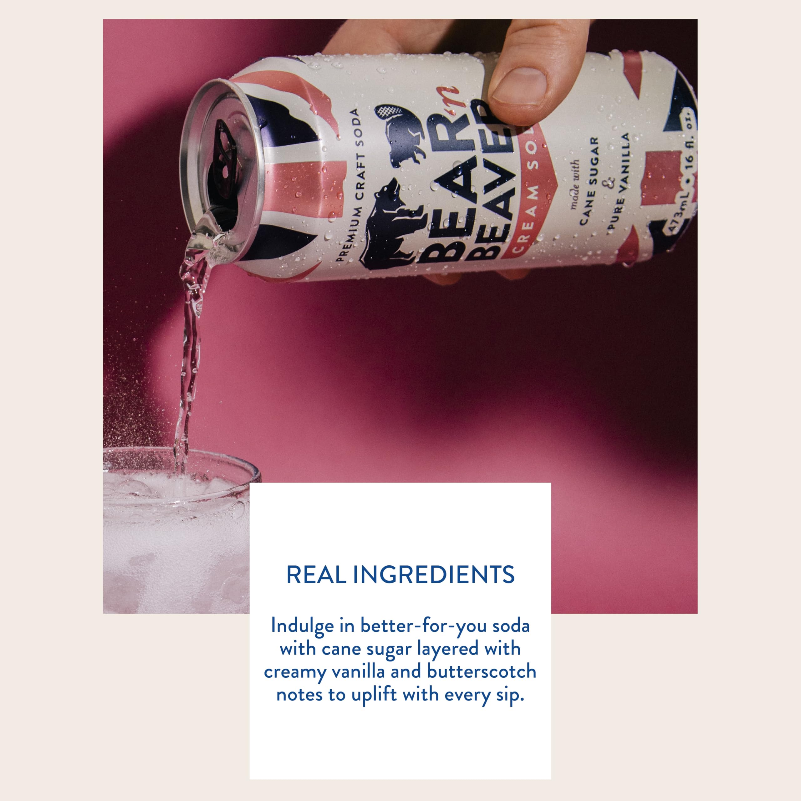 Assorted Flavors Cans Craft Soda