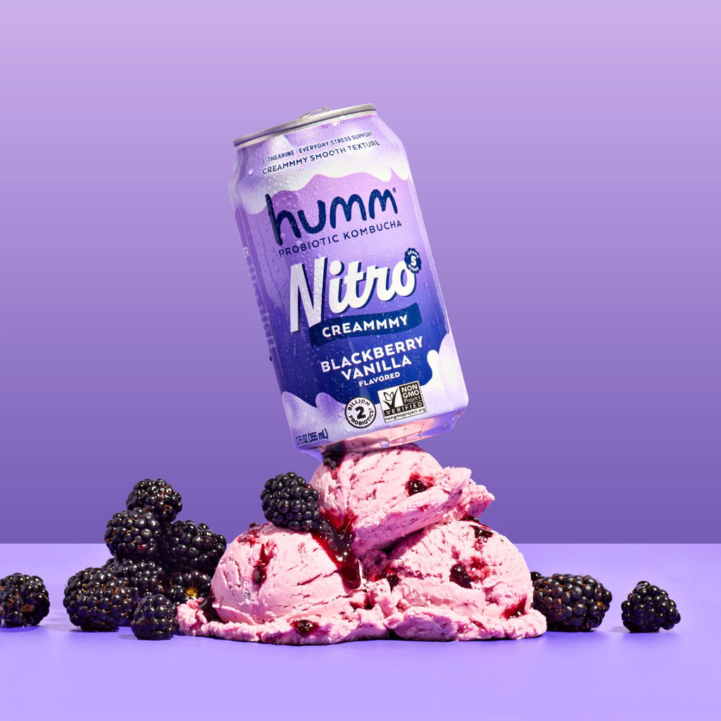 Creamy Smooth Probioitc Drink Sparkling Soda Nitro Kombucha