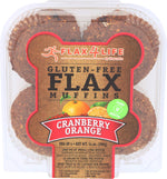 Flax4Life Cranberry Orange Muffins, Frozen, 14 oz (Pack of 6)