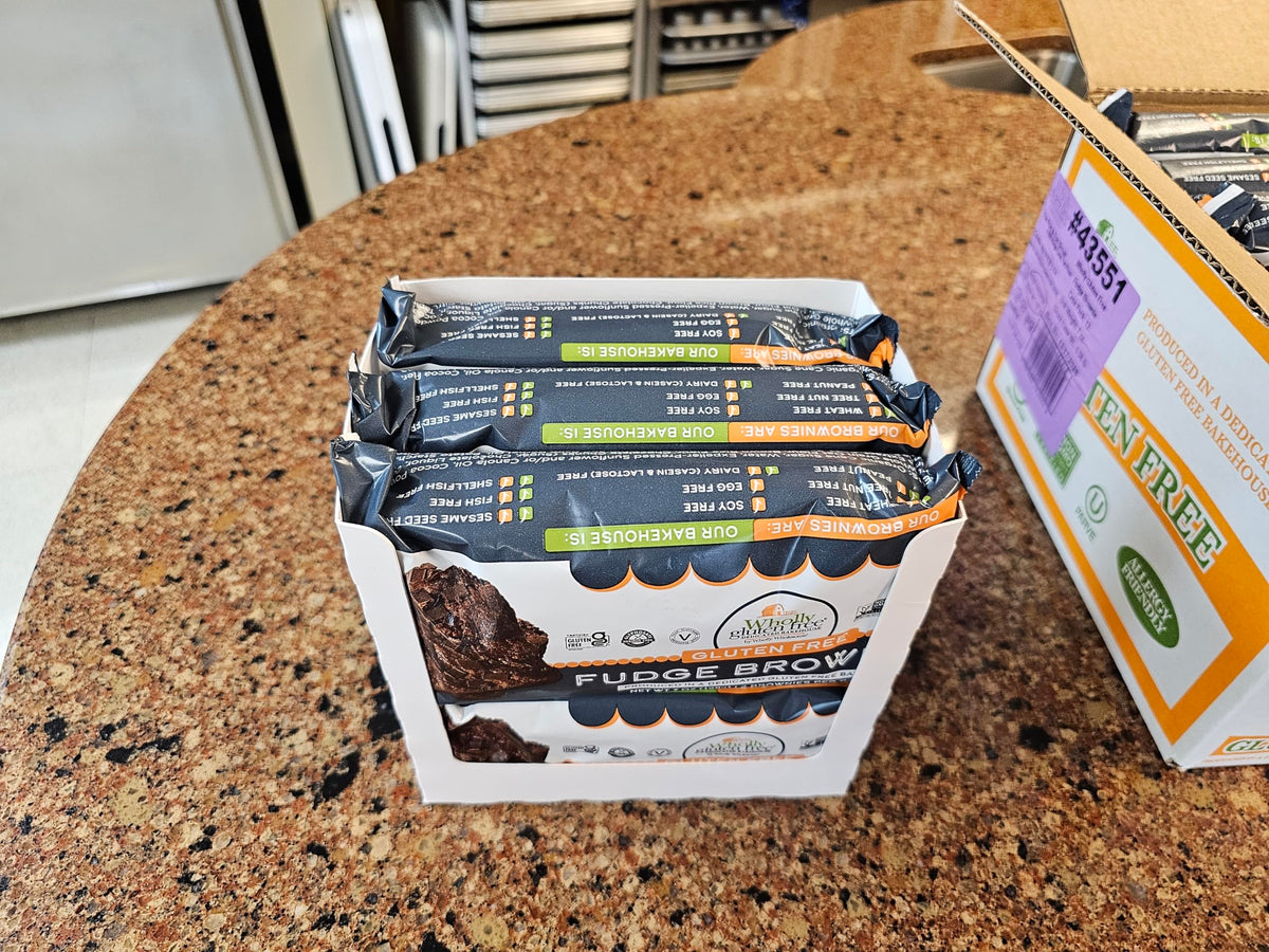 Wholly Gluten-Free Fudge Brownies, 3.5 oz (Pack of 12)