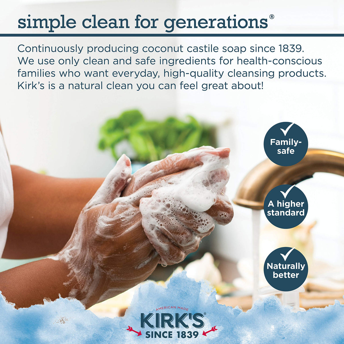 Kirk's Original Coco Castile Bar Soap